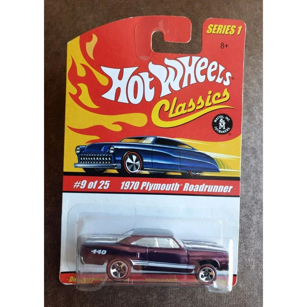 2005 Hot Wheel 1970 PLYMOUTH ROADRUNNER 440 Purple CLASSICS SERIES 1 REDLINE 5SP